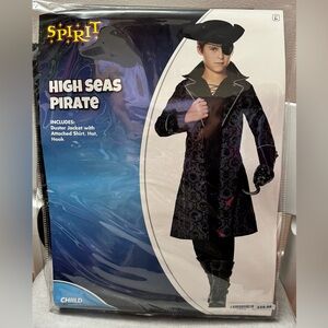 Child’s Halloween Pirate Costume sz L